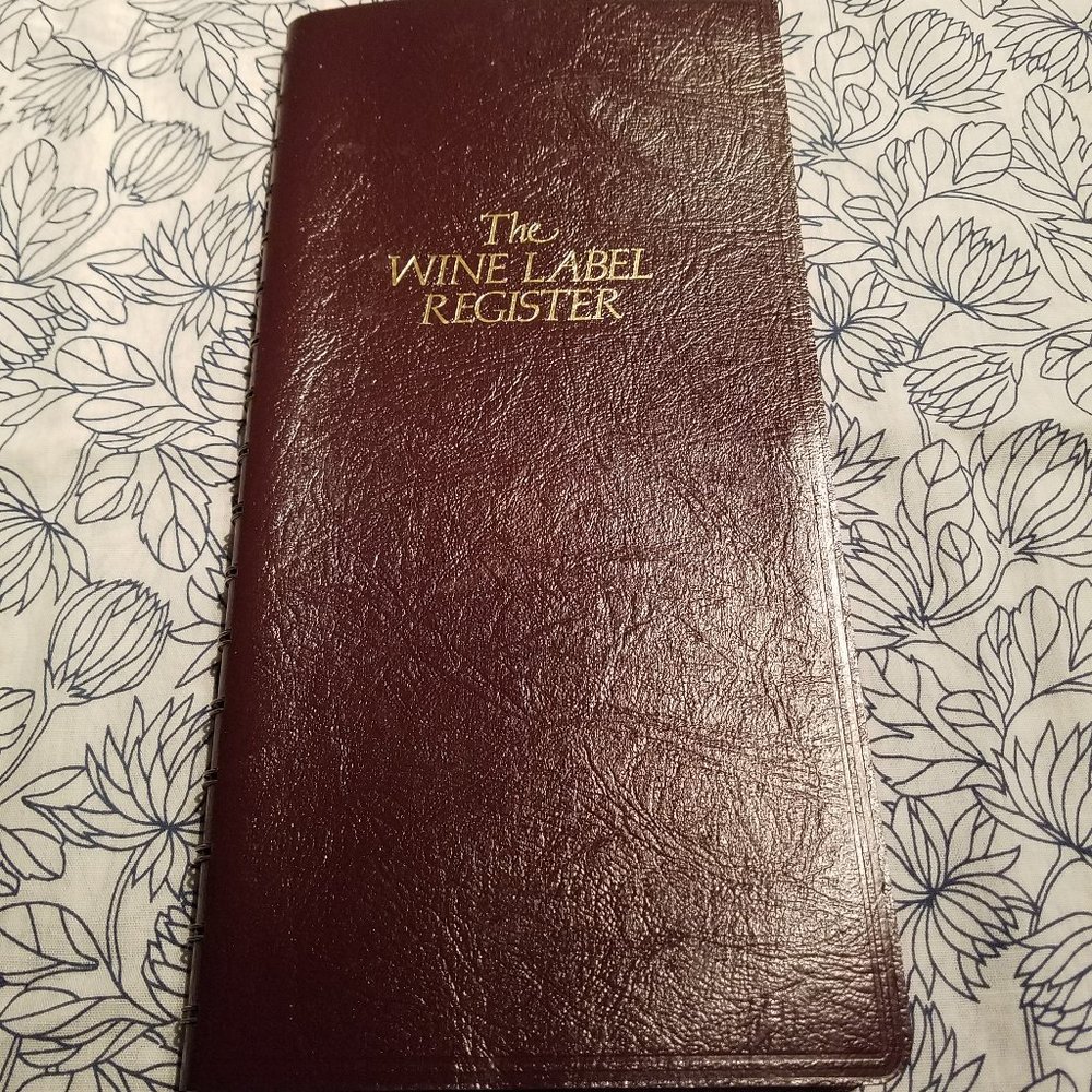 NEW - Wine Label Register to Record/Describe Wines